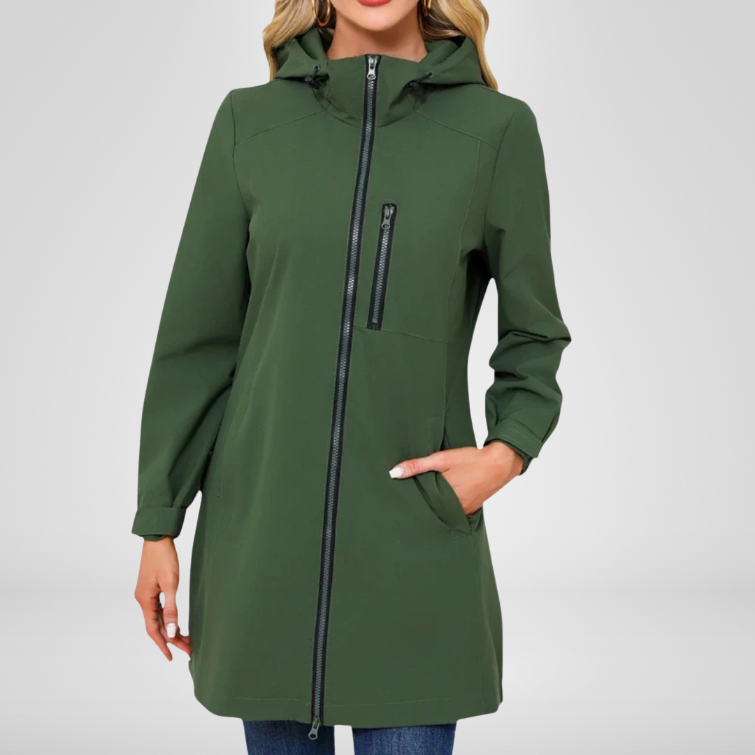 Agnessa | Waterproof Long Jacket