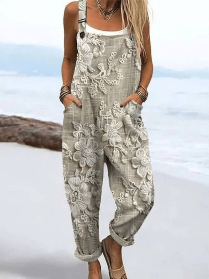 Davi - Vintage Flowing Jumpsuit