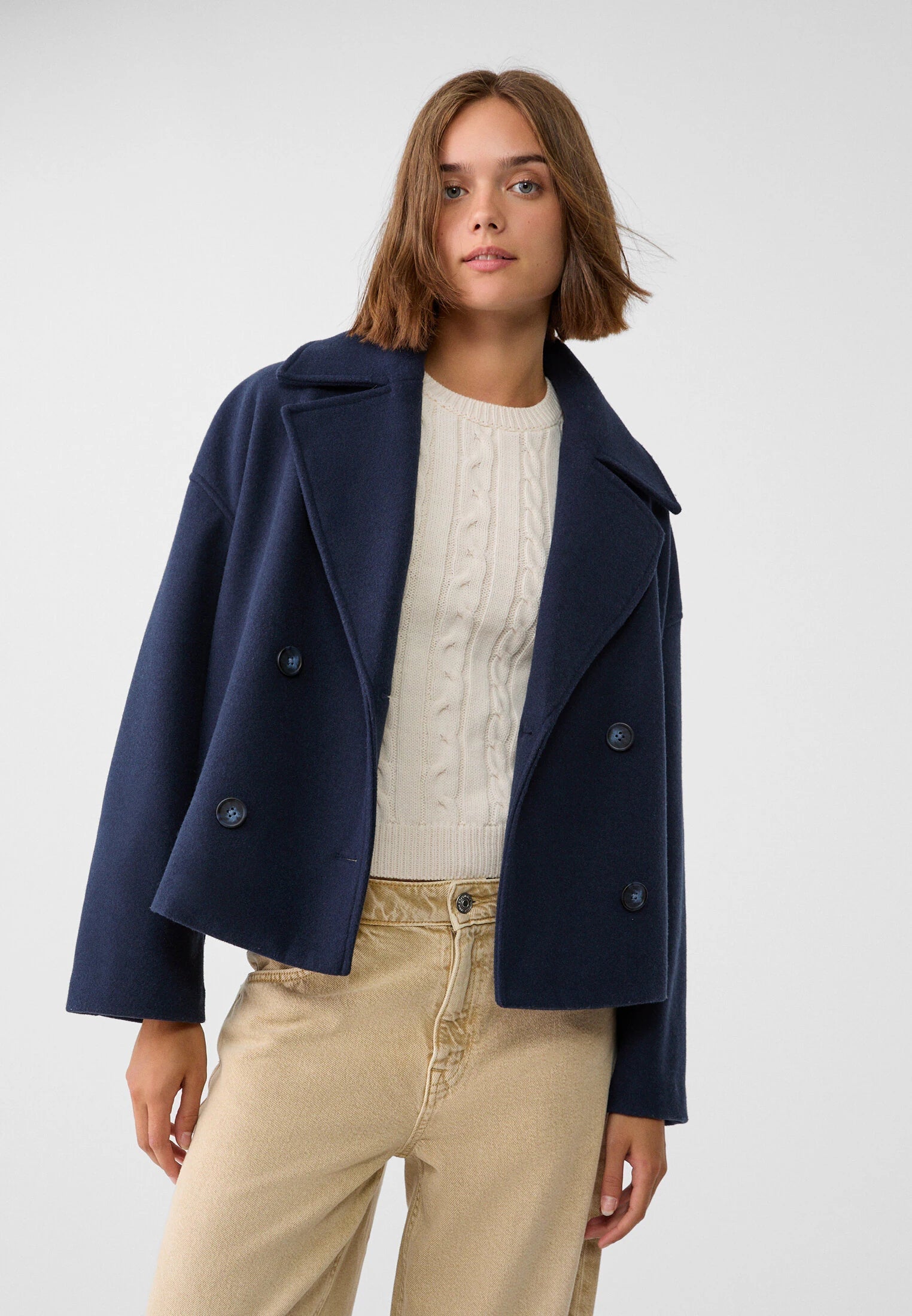 Ashley | Short Double Breasted Jacket