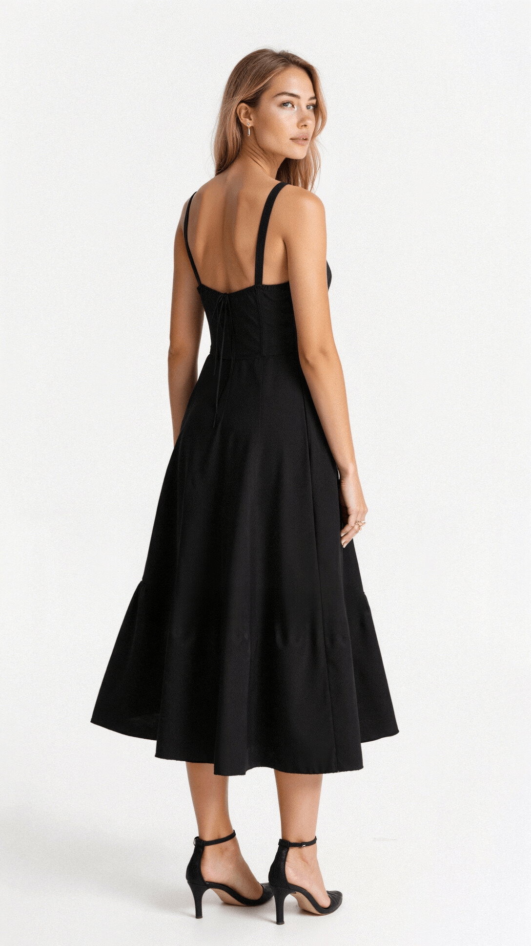 Bonnie | Floral Chic Corset Midi Dress