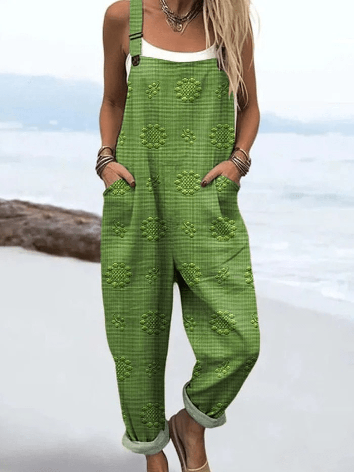Petra - Vintage Floral Jumpsuit