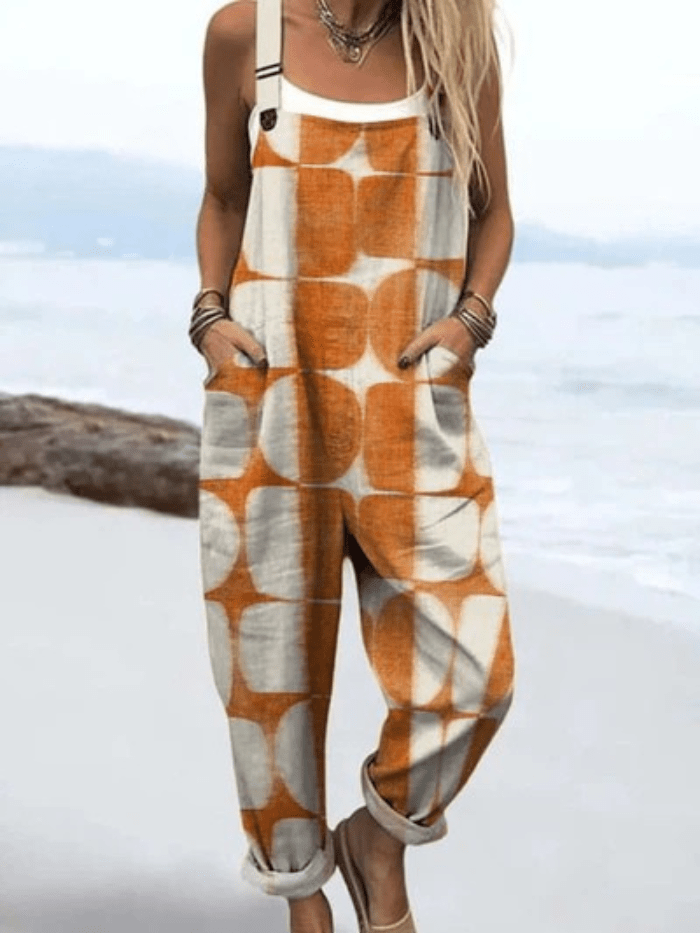 Solea - Vintage Casual Jumpsuit