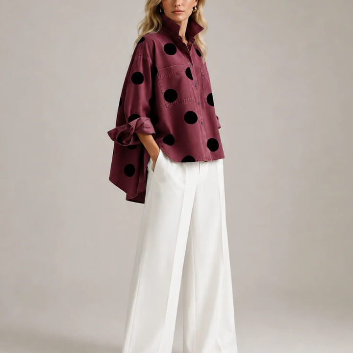 Muriel Polka Dot Shirt